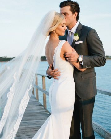 The wedding pictures of Whitney Bischoff with her husband, Ricky Angel. 